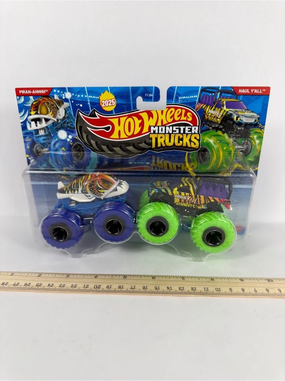 Hot Wheels Demolition Doubles Monster Trucks Piran-Ahhhh & Haul Y’All